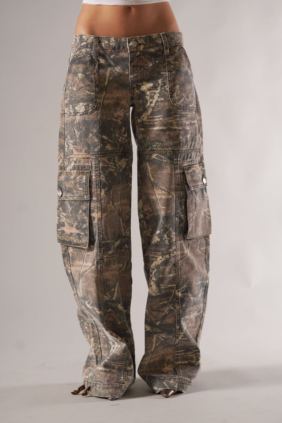 JADE | CAMO CARGO BROEK
