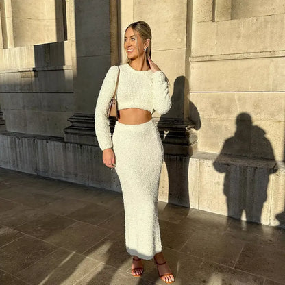 Chique gebreide 2-delige set