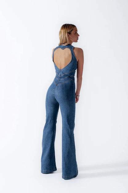 Lara | Denim Jumpsuit