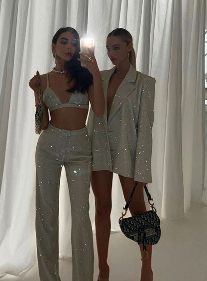 BELLA GLITTER SUIT VOOR DAMES