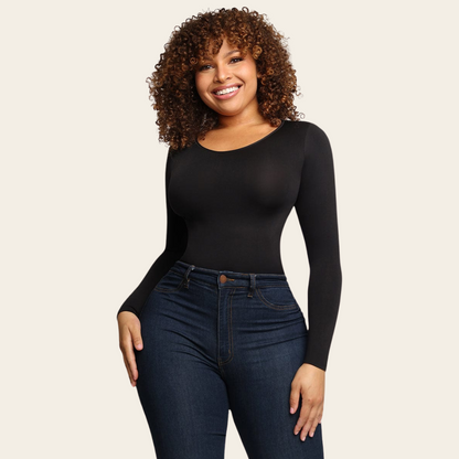 Shaping Long sleeve string bodysuit 1+1 Gratis