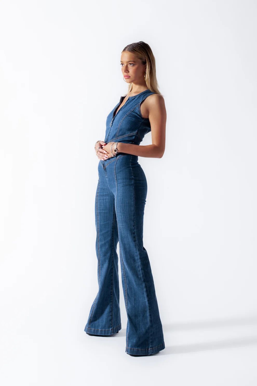 Lara | Denim Jumpsuit