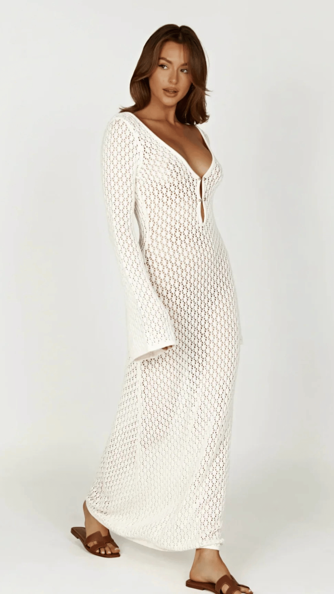 Vera Crochet Maxi Dress