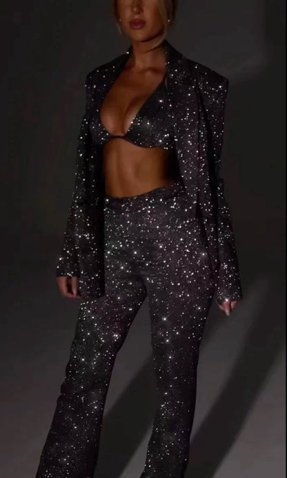 BELLA GLITTER SUIT VOOR DAMES