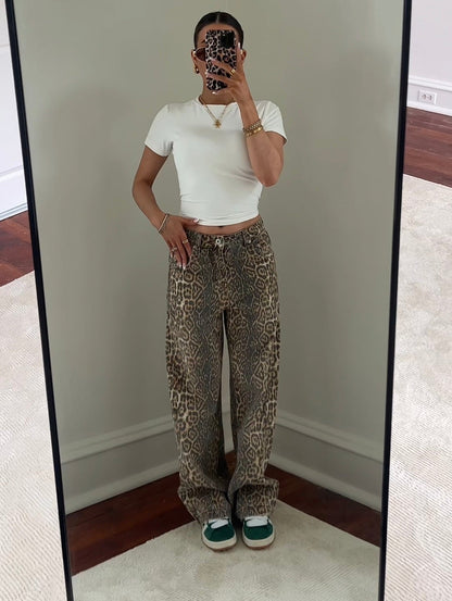 AUGUST | LEOPARD JEANS