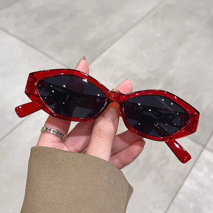 Multicolor Oval Sunglasses UV400