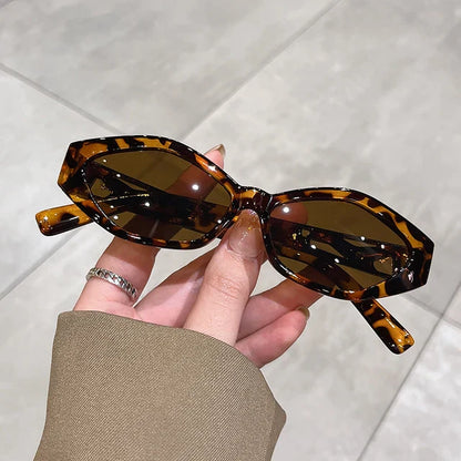 Multicolor Oval Sunglasses UV400