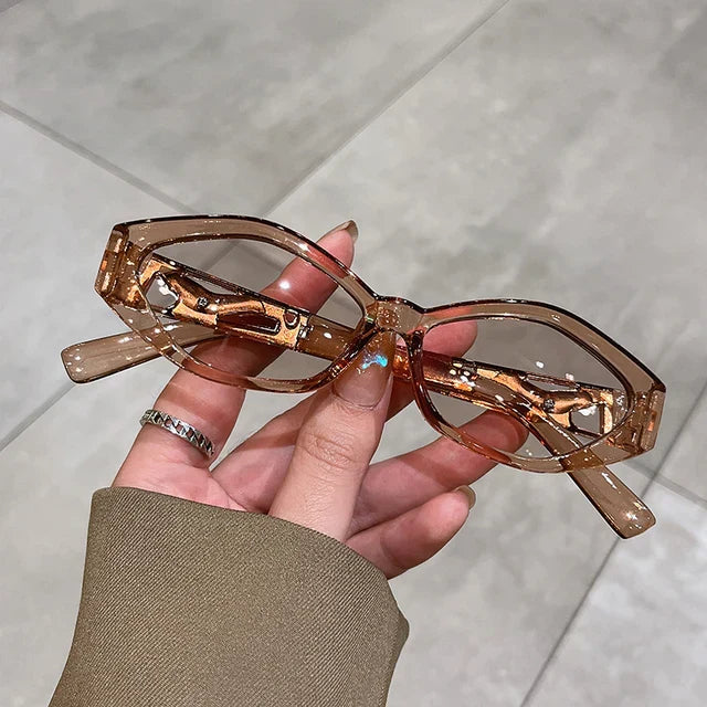 Multicolor Oval Sunglasses UV400