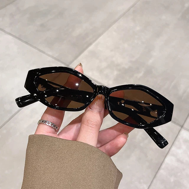 Multicolor Oval Sunglasses UV400