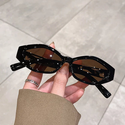 Multicolor Oval Sunglasses UV400