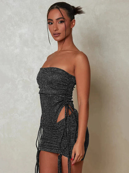 Looklus™ Glitter Sexy Dress Set