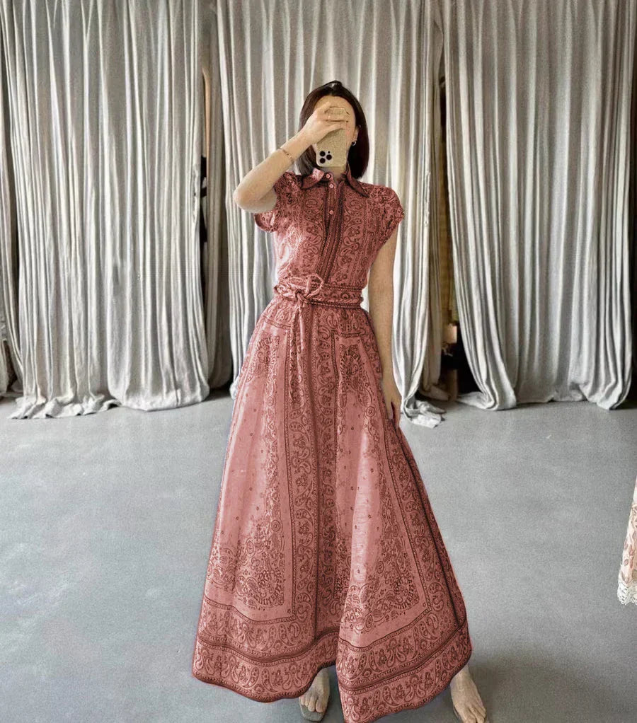 Lara - Lace-up dress