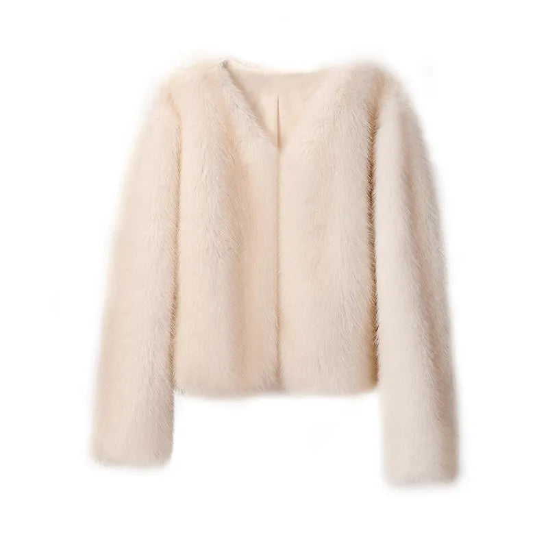 Fur Jacket Cropped