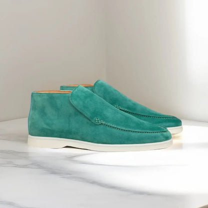 Marina | Suede High Loafers