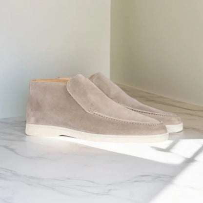 Marina | Suede High Loafers
