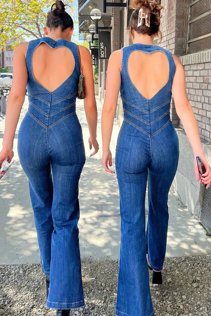 Lara | Denim Jumpsuit