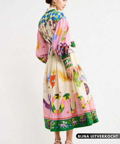 Vera ™ | Italiaanse maxi jurk