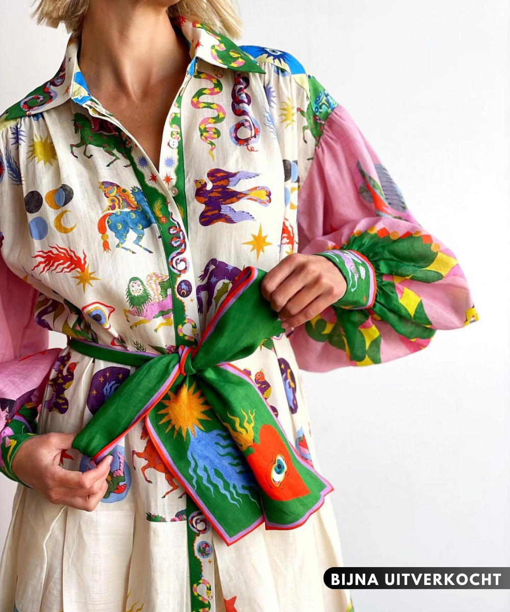 Vera ™ | Italiaanse maxi jurk