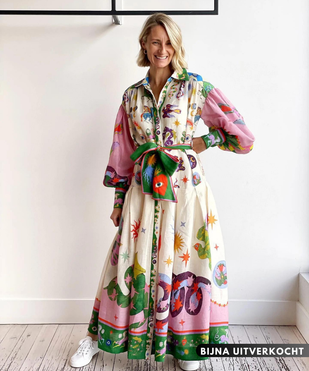 Vera ™ | Italiaanse maxi jurk