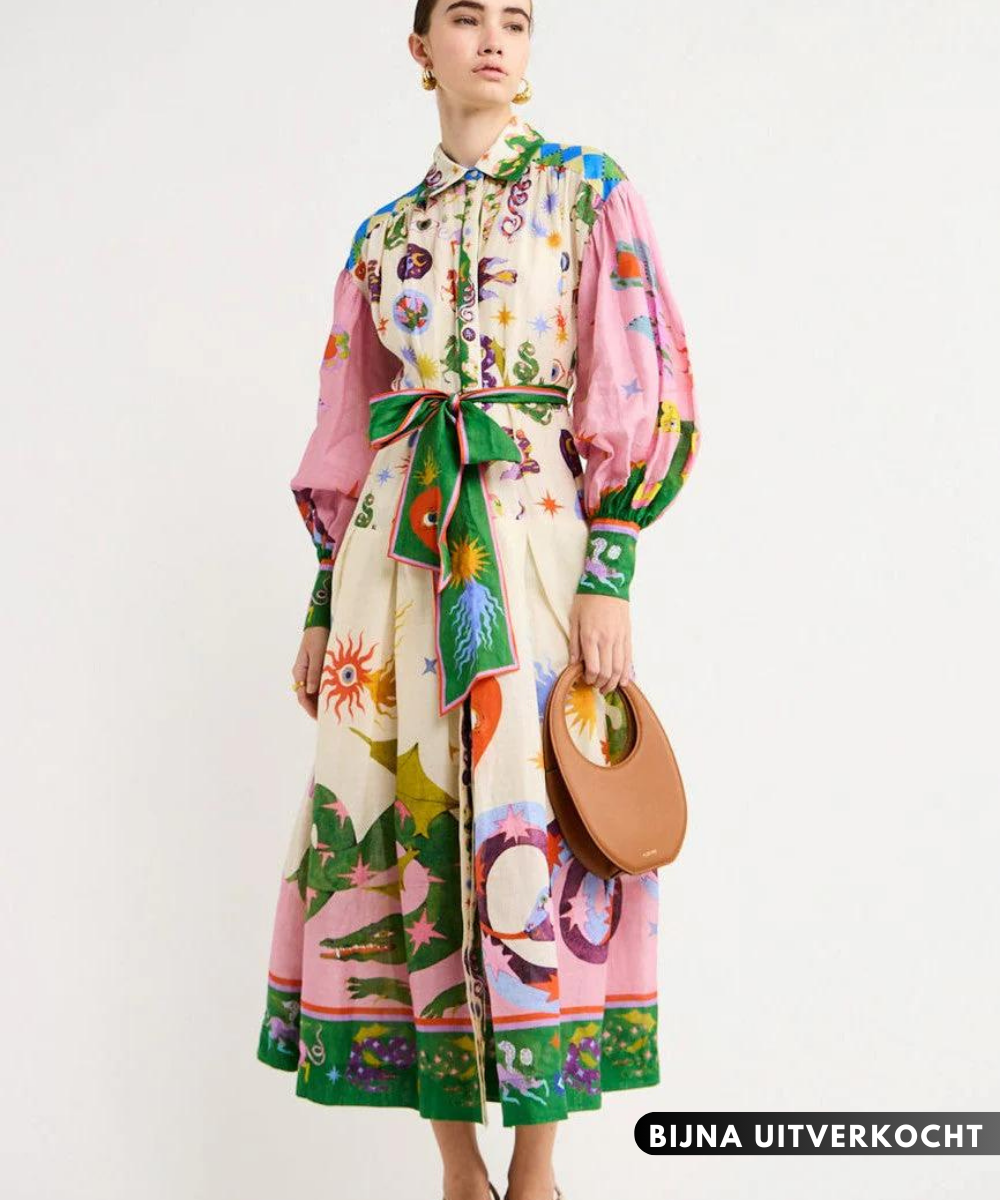 Vera ™ | Italiaanse maxi jurk