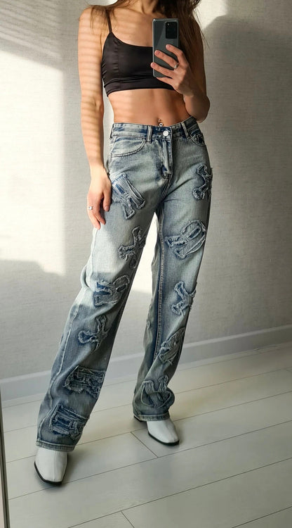R x Cross Patchwork Jeans™