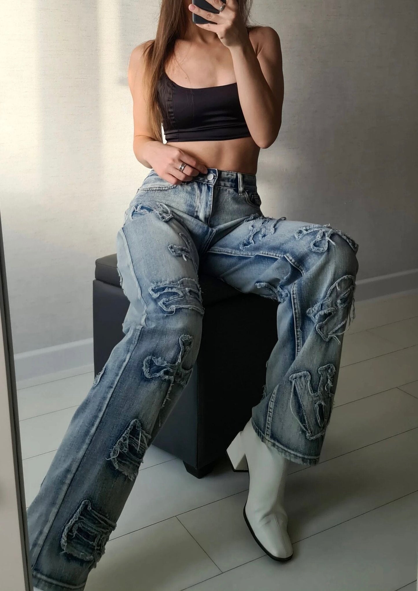 R x Cross Patchwork Jeans™