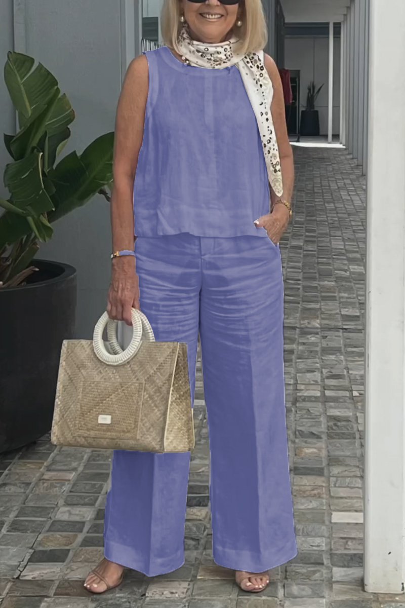 MELANIE | LINNEN TWEEDELIGE SET