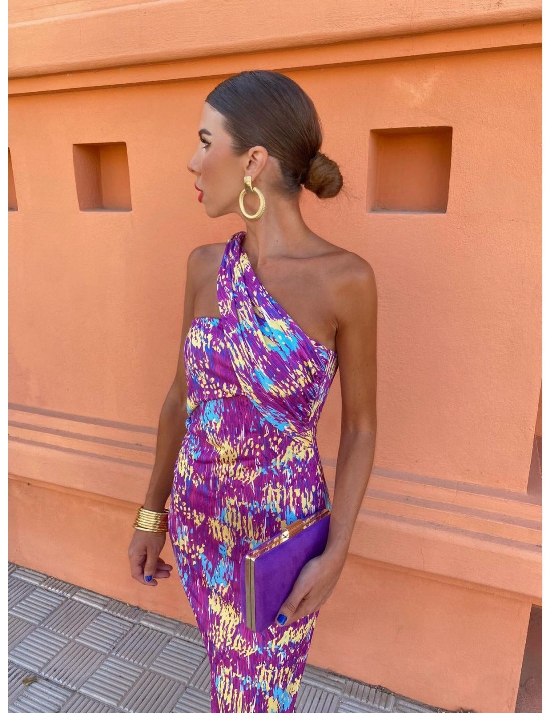 Isla - Satijnen jurk