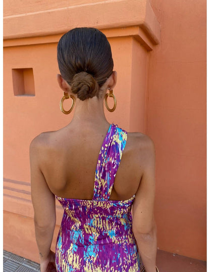 Isla - Satijnen jurk