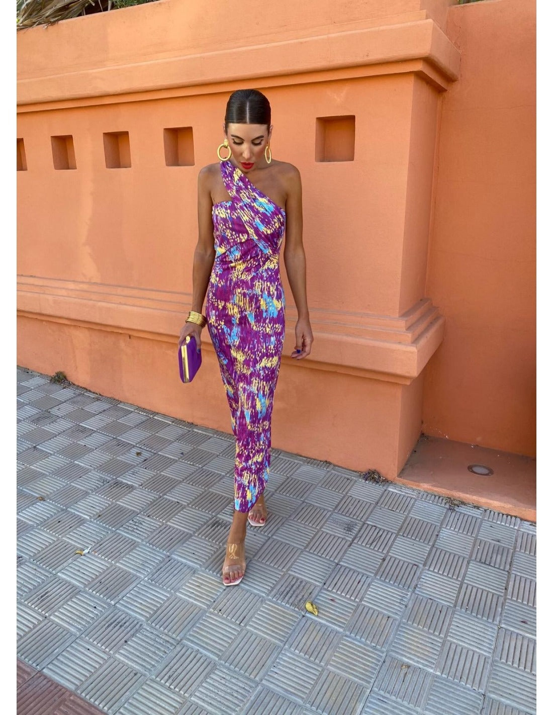 Isla - Satijnen jurk