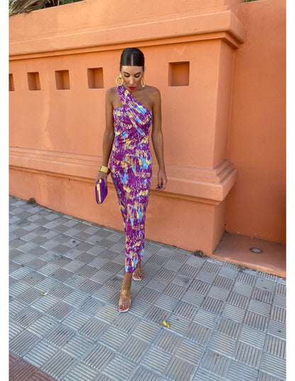 Isla - Satijnen jurk