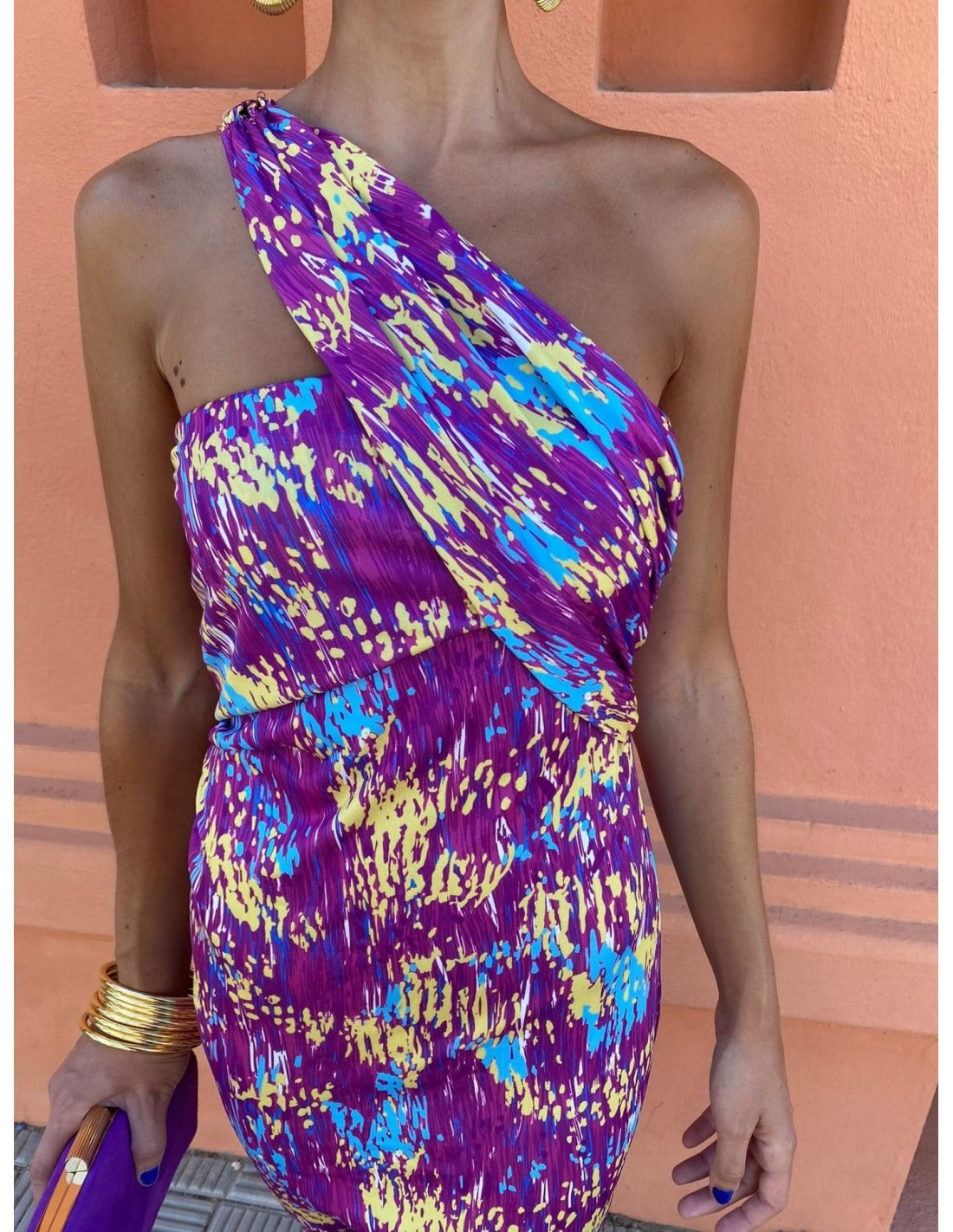 Isla - Satijnen jurk